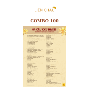 combo 100 to kinh chu dai bi 84 câu
