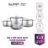 Bộ Nồi inox nguyên khối Namsan 4pcs Gmp 3426 Gume Korea