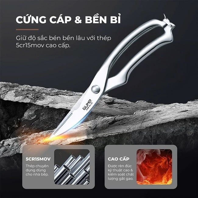 Kéo Cắt Thực Phẩm Chuyên Dụng GUME KOREA GMK24 3