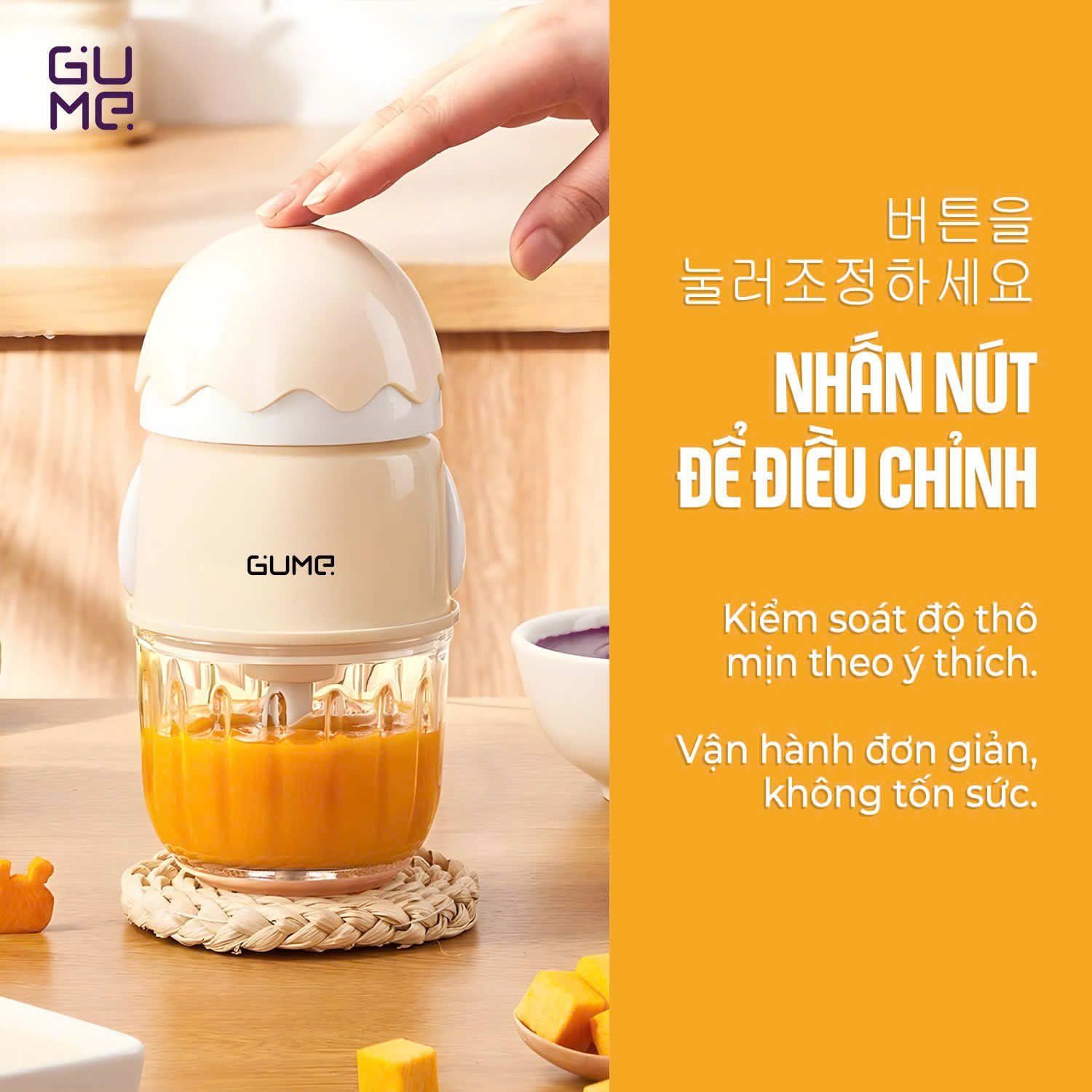 Máy Xay Ăn Dặm Thương Hiệu Hàn Quốc Chính Hãng Gume Korea Gm 2212 7