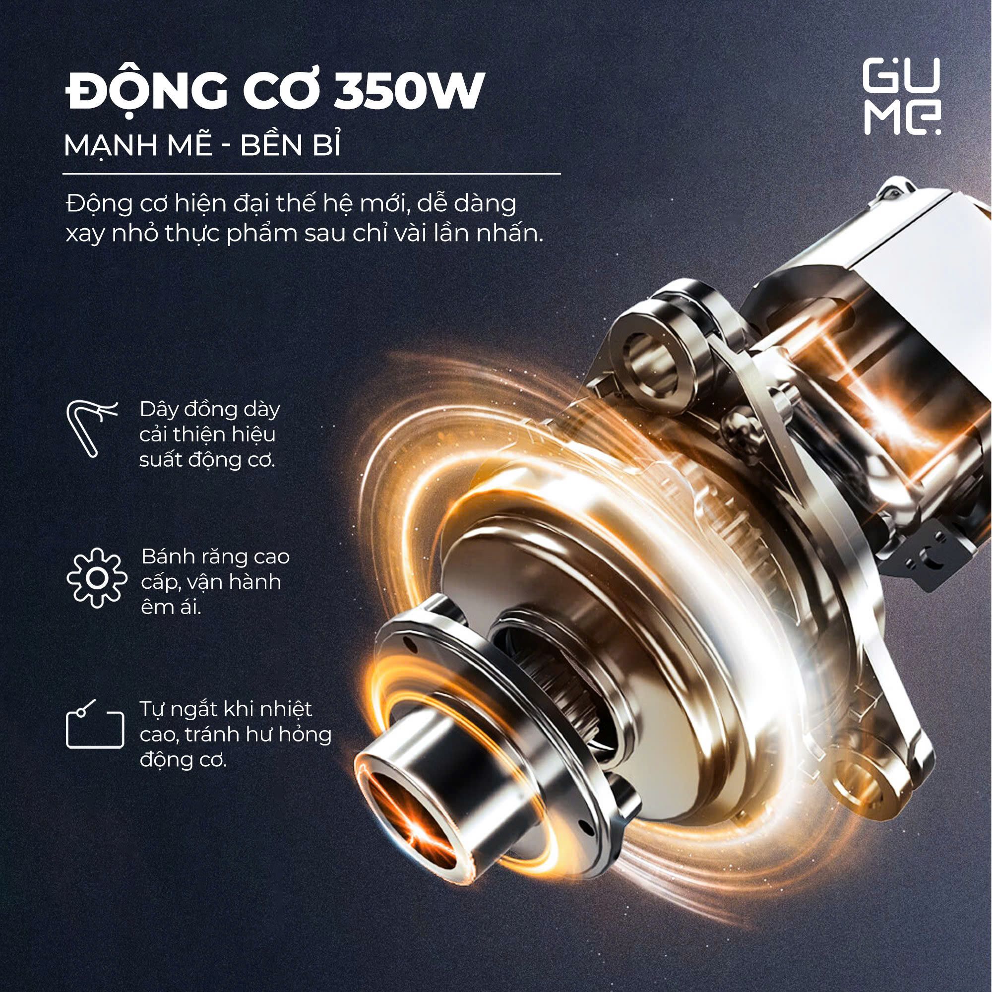 Máy Xay Thịt Đa Năng Mini Cho Gia Đình Gume Korea GM 2254 8