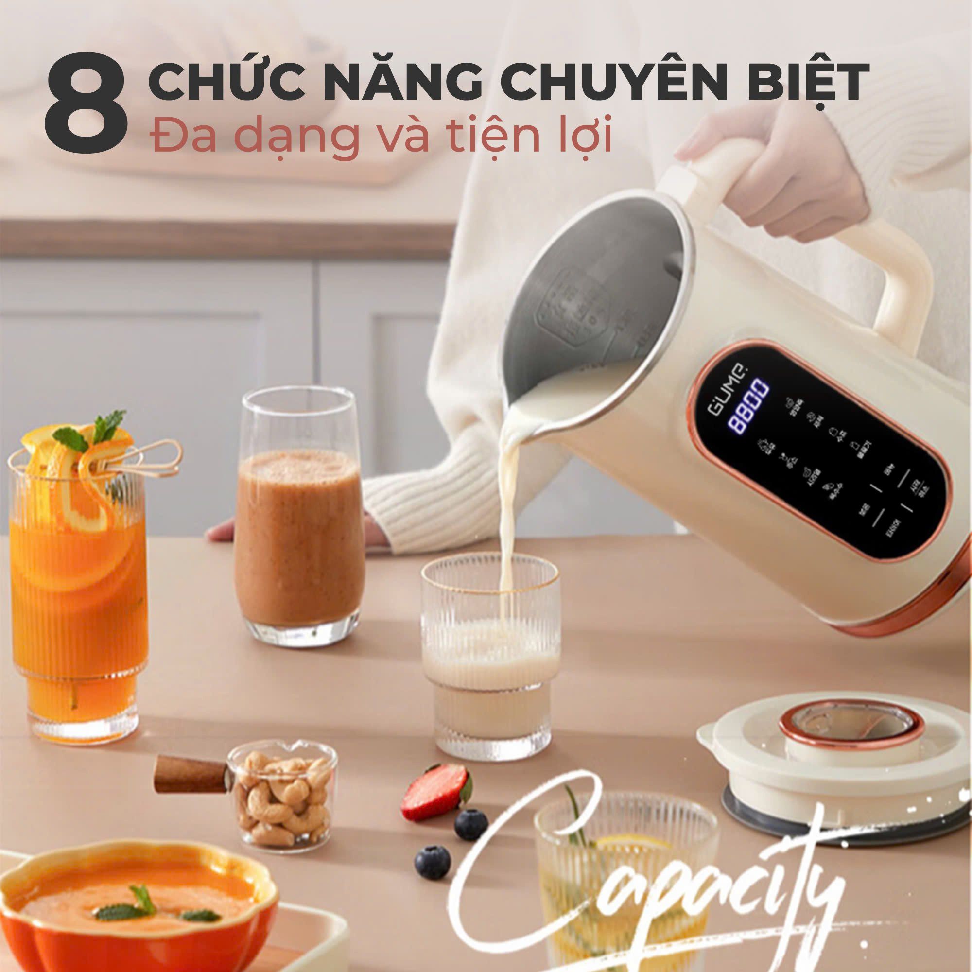 Máy làm sữa hạt mini 12 chế độ nấu Pro Gume Korea Msb 02 2