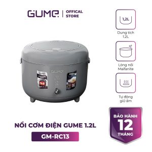 Nồi cơm điện 1,2L đá Maifanite chống dính Gume Korea GM RC13