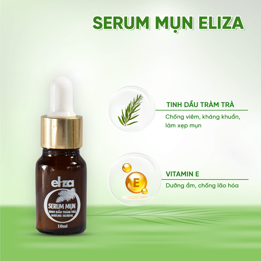 Serum tinh dầu tràm trà thiên nhiên Eliza 10ml 3