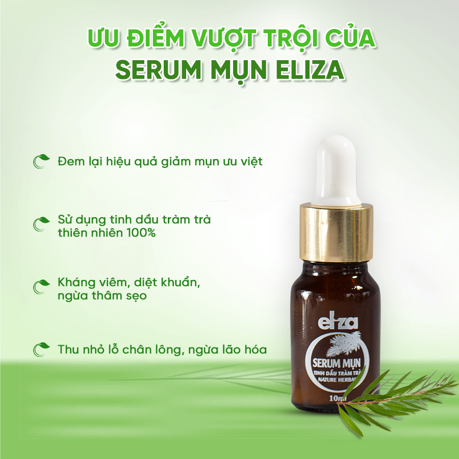 Serum tinh dầu tràm trà thiên nhiên Eliza 10ml 4