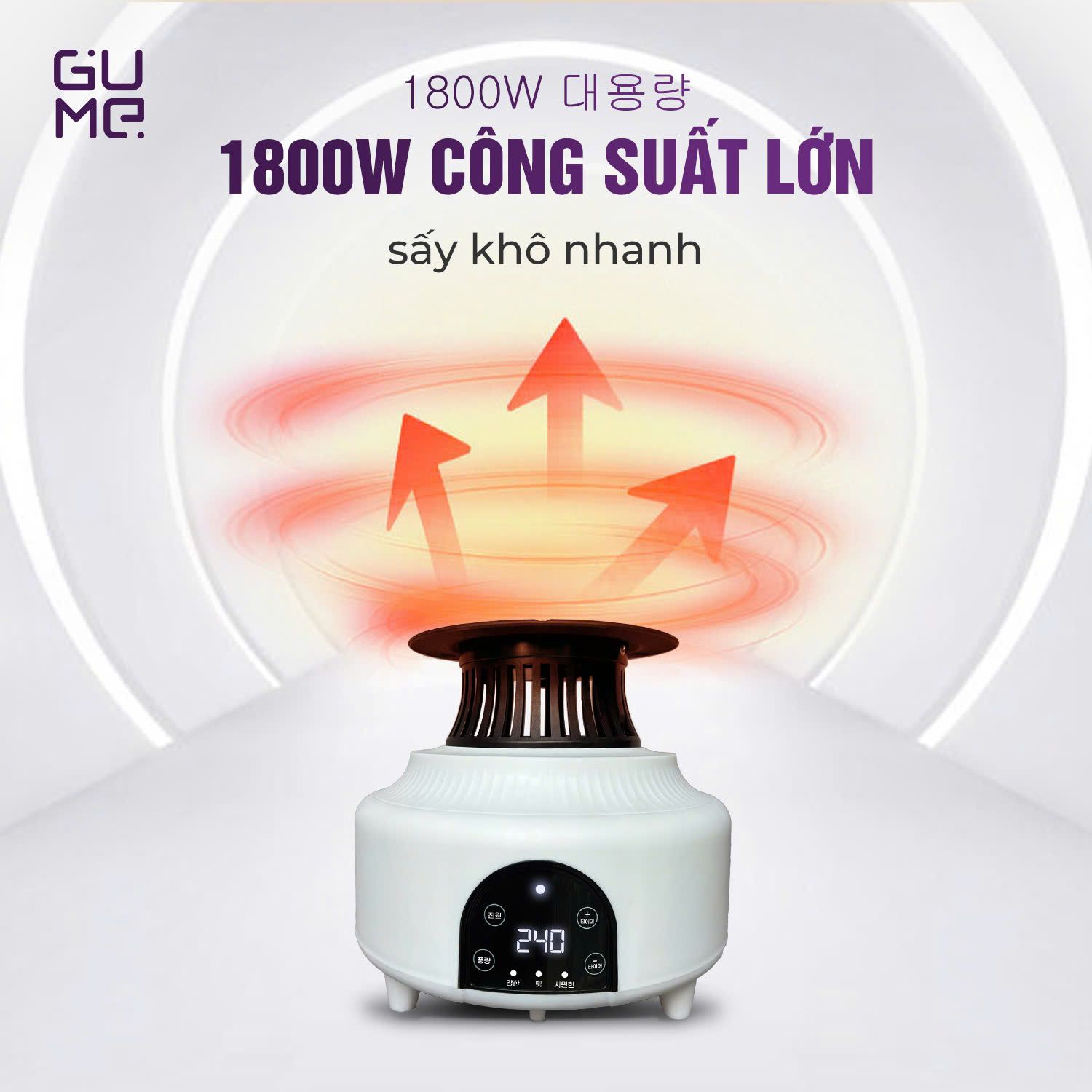 Tủ Sấy Quần Áo Mini Loại Giá Tốt Cao Cấp Chính Hãng Gume Korea Gmdc 2201 5