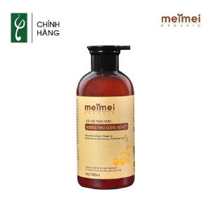 Dầu Gội Thảo Dược Liệu Hương Nhu, Gừng, Bồ Kết Giảm Gàu, Ngứa, Rụng, Bết Chống Oxy Hóa MeiMei 500ml