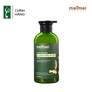 Dầu Gội Thảo Dược, Chanh, Gừng, Hà Thủ Ô, Giảm Gàu, Ngứa, Gãy Rụng, Bạc Sớm, Chống Oxy Hóa MeiMei 500ml