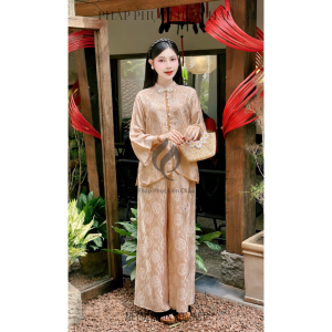 Bộ Đồ Pháp Phục Đi Chùa Cao Cấp SET TƠ TẰM VÁT CHÉO CÚC LÔNG MẪU MỚI NEW LC SILK