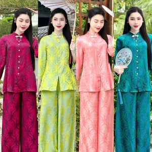 Bộ Đồ Ba Ba Tằm Thọ Pháp Phục Đi Chùa Cao Cấp, TH Silk