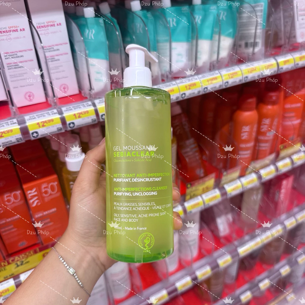 Sữa rửa mặt SVR SEBIACLEAR gel moussant 400ml 439
