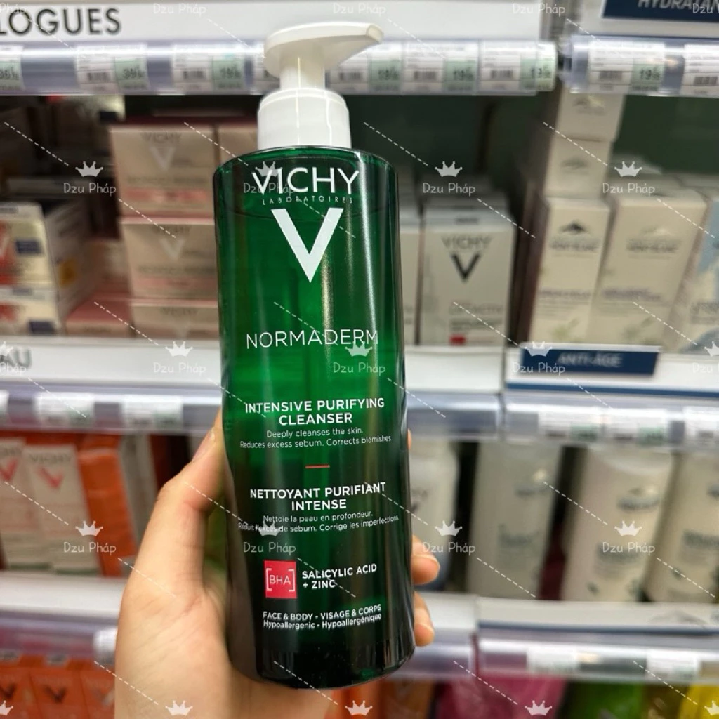 Sửa rửa mặt Vichy Normaderm da dầu mụn 400ml 499