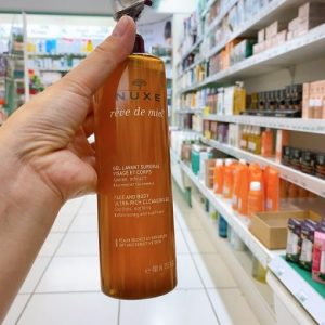 【400ml nội địa Pháp】Sữa rửa mặt và tắm NUXi tinh chất mật ong 400ml
