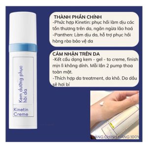 Kem dưỡng phục hồi, làm dịu da Ki+ Hyd Cream 50ml