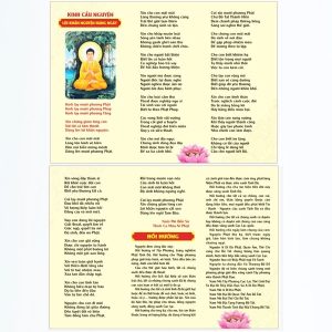 Combo 5 Tờ Kinh Cầu Nguyện - Lời Khấn Nguyện Hàng Ngày Khổ A4 Ms05