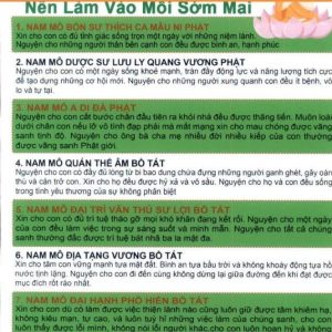 7 Lời Khấn Nguyện Nên Làm Vào Mỗi Sớm Mai 1 tờ ép plastic siêu đẹp Liên Châu