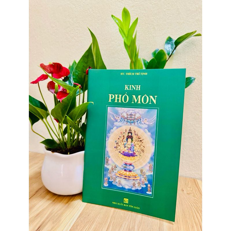 Sách - Kinh Phổ Môn - HT Thích Trí Tinh - Bìa xanh - Liên Châu Shop