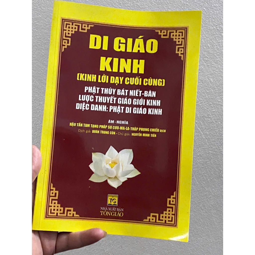 Sách - Kinh Di Giáo ( Kinh Lời Dạy Cuối Cùng) - Liên Châu Shop