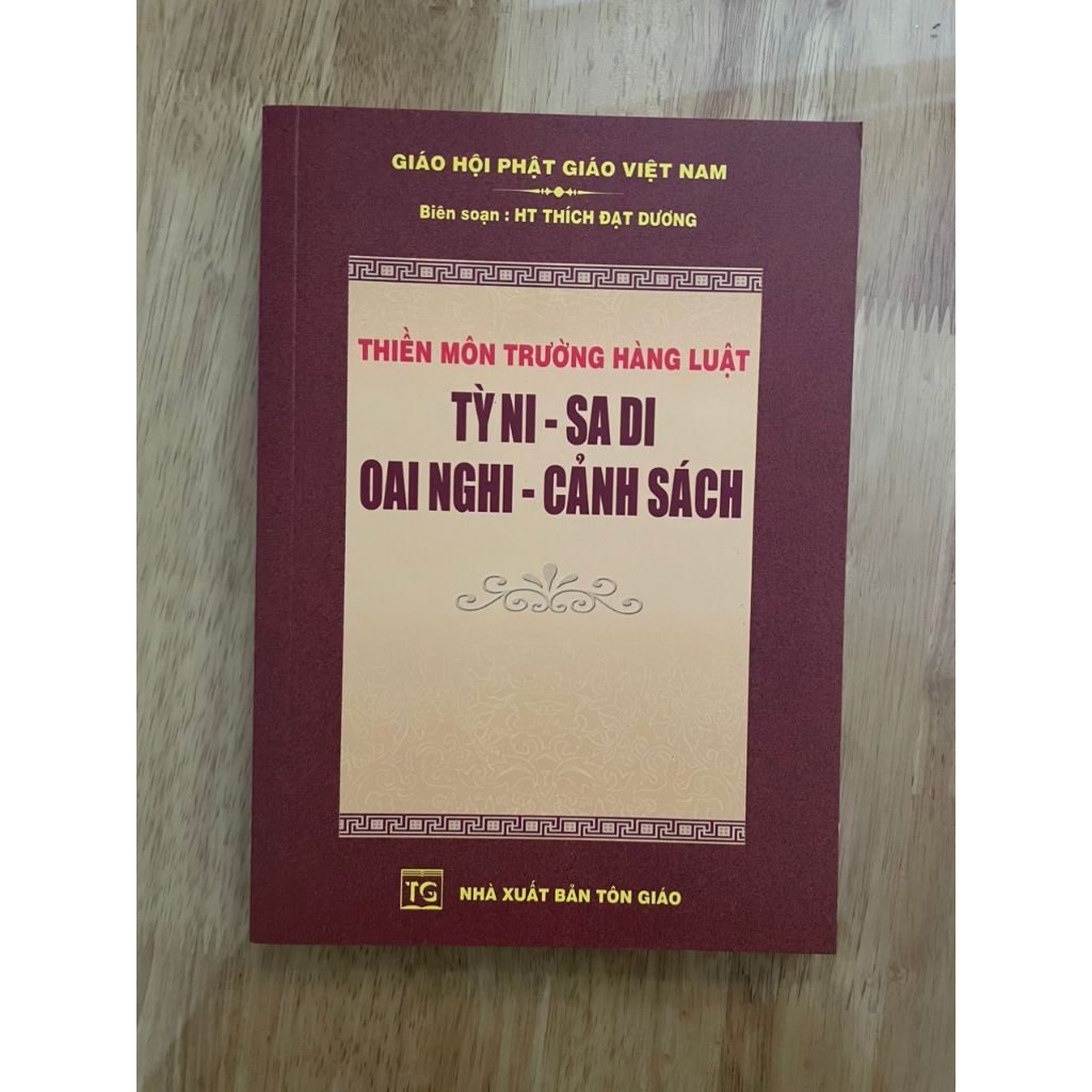 Sách - Tỳ ni - Sa di - Oai nghi - Cảnh sách (bìa mềm) - Liên Châu Shop