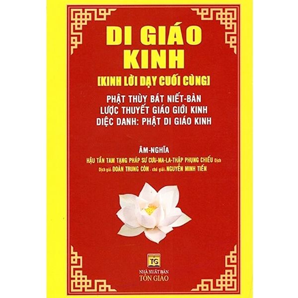 Sách - Di Giáo Kinh - Kinh Lời Dạy Cuối Cùng (Âm Nghĩa) - Liên Châu Shop