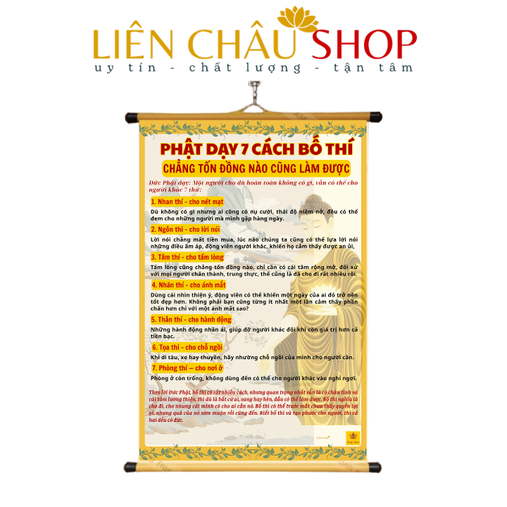 7 Cách Bố Thí